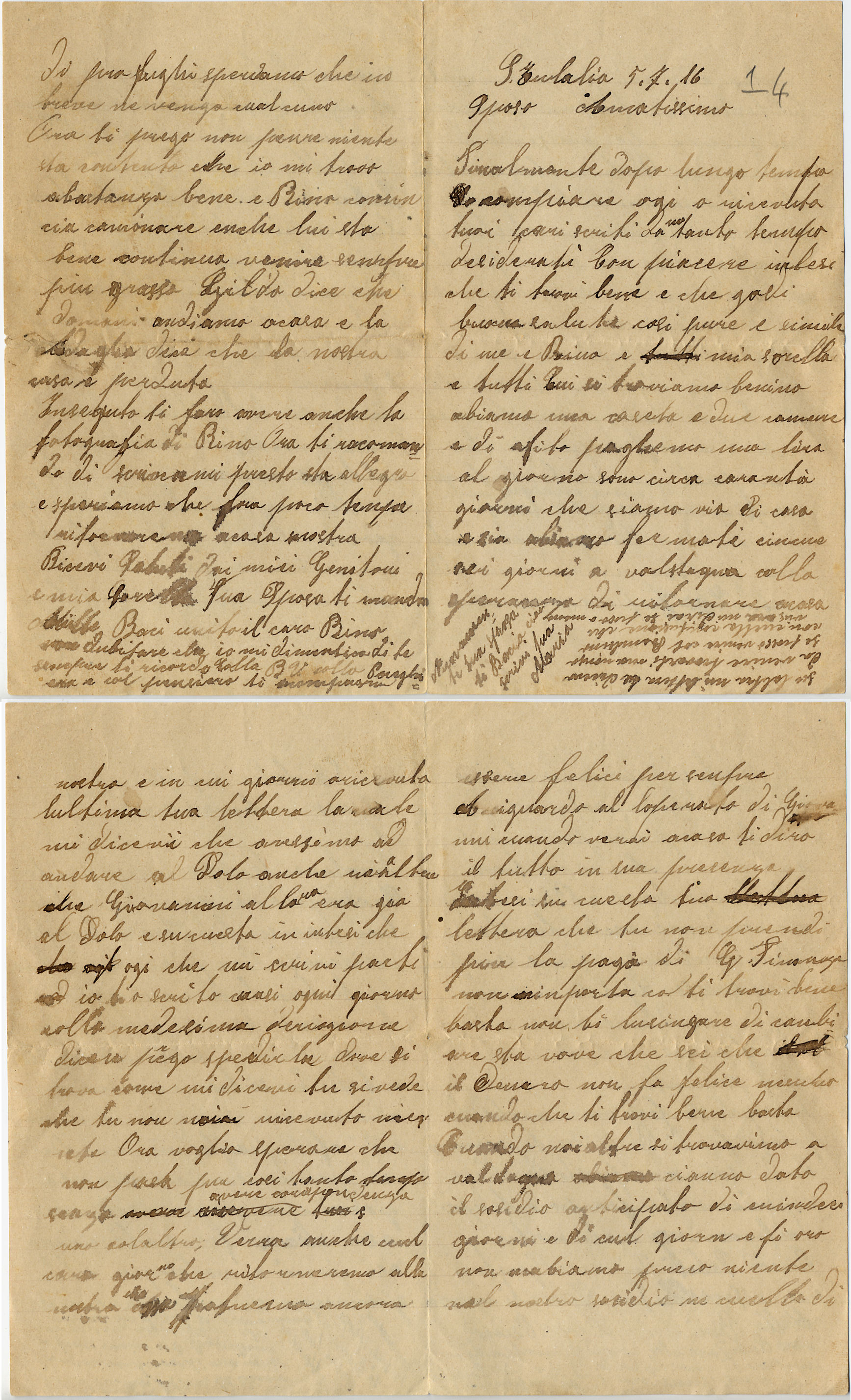 Lettera di Maria del 5 luglio 16